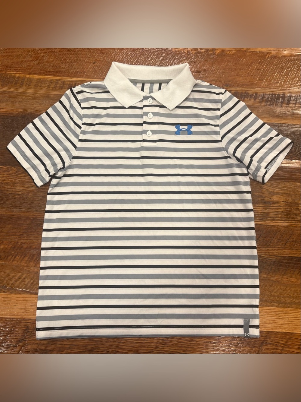 Under Armour Boys Polo Loose Heatgear, Size Large